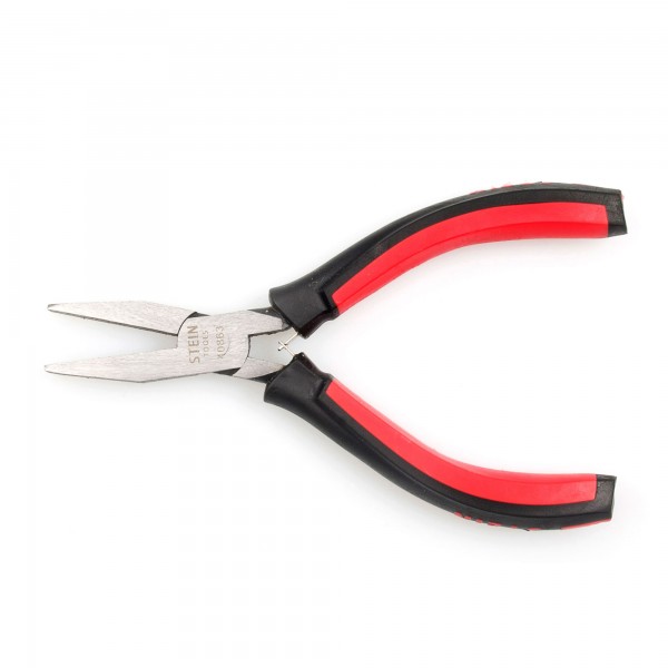 Alicate precision mini b/plana 120mm.