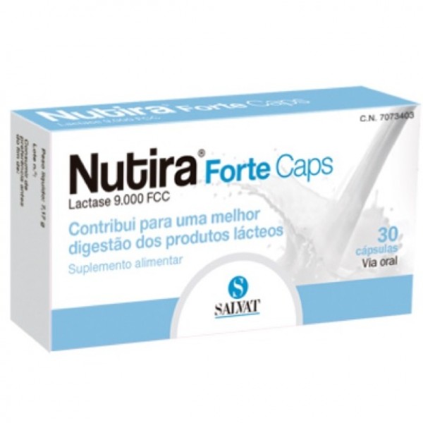 Nutira Forte Lactasa para Digestión de Lactosa 30 Cápsulas