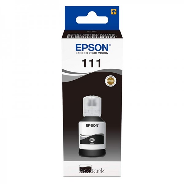 Epson botella tinta ecotank 111 negro