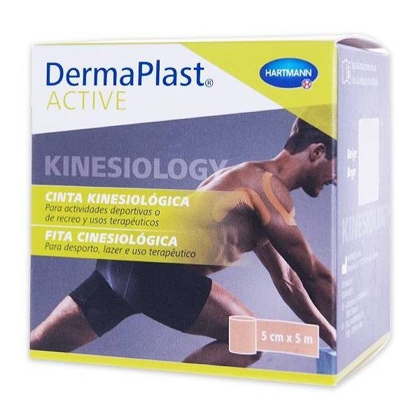 Hartmann Dermaplast Active Cinta Kinesiológica Beige 5 cm X 5 m