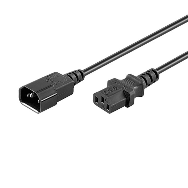 Ewent cable alimentación vde c14-c13, m/f, 1.80 m