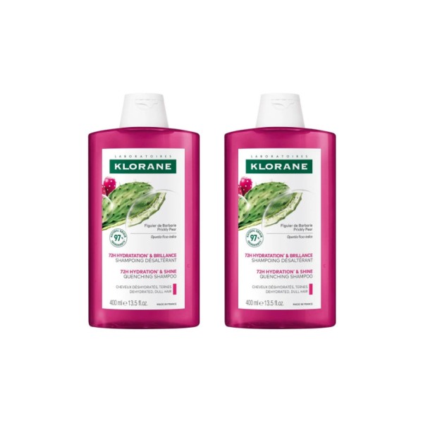 Klorane Champú Higo de Barbaria 2x400ml Promo