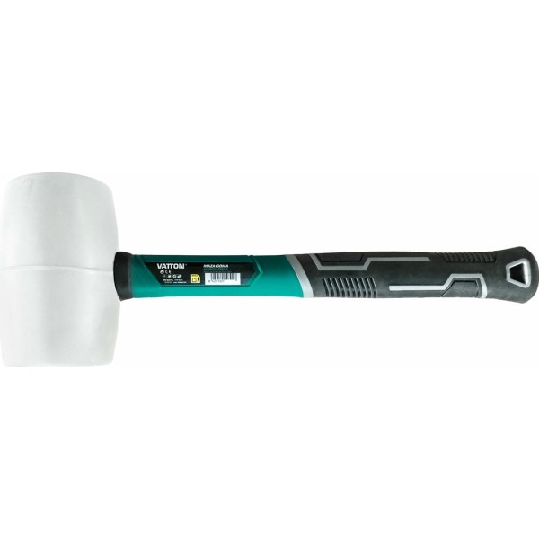Maza goma m/fibra blanca 450gr. 