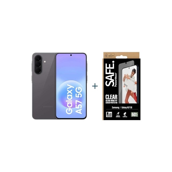 Samsung galaxy a57 5g 256gb 8gb gray+protec safe